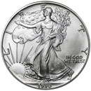 Pre-Owned 1990 USA Eagle 1oz Silver Coin - VAT Free