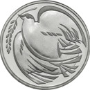 Pre-Owned 1995 UK WWII Peace Dove £2 Proof Design Silver Coin - VAT Free