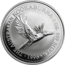 Pre-Owned 1996 Australia Kookaburra 1oz Silver Coin - VAT Free