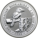 Pre-Owned 1998 Australia Kookaburra 1oz Silver Coin - VAT Free