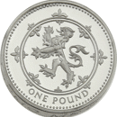 Pre-Owned 1994 UK £1 Piedfort Proof Design Silver Coin - VAT Free