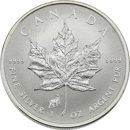 Pre-Owned 2015 Canadian Maple 'Privy Goat' 1oz Silver Coin - VAT Free
