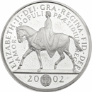 Pre-Owned 2002 UK Golden Jubilee £5 Crown Proof Design Silver Coin - VAT Free