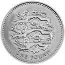 Pre-Owned 1997 UK £1 Piedfort Proof Design Silver Coin - VAT Free