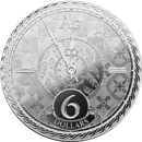 Pre-Owned 2020 Tokelau Chronos 1oz Silver Coin - VAT Free