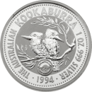 Pre-Owned 1994 Australian Kookaburra 'Commonwealth Games Privy' 1oz Silver Coin - VAT Free