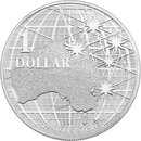Pre-Owned 2021 Australian Beneath the Southern Sky 1oz Silver Coin - VAT Free