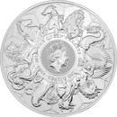 Pre-Owned 2022 UK Queen's Beasts Completer 10oz Silver Coin - VAT Free