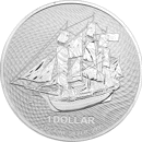 Pre-Owned 2022 Cook Islands Bounty 1oz Silver Coin - VAT Free