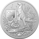 Pre-Owned 2022 Australian Coat of Arms New South Wales 1oz Silver Coin - VAT Free