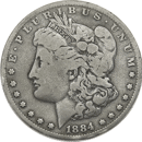 Pre-Owned 1884 USA Morgan Dollar New Orleans Silver Coin - VAT Free