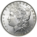 Pre-Owned 1886 USA Morgan Dollar Philadelphia Silver Coin - VAT Free