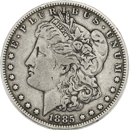 Pre-Owned 1885 USA Morgan Dollar Philadelphia Silver Coin - VAT Free