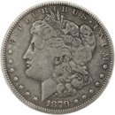 Pre-Owned USA 1879 Morgan Dollar San Francisco Silver Coin - VAT Free
