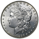 Pre-Owned 1896 USA Morgan Dollar Philadelphia Silver Coin - VAT Free