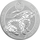 2023 Rwanda Lunar Rabbit 1oz Silver Coin