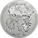 Pre-Owned 2015 Rwanda African Buffalo 1oz Silver Coin - VAT Free