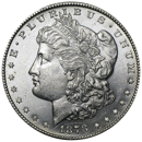 Pre-Owned 1878 USA Morgan Dollar San Francisco Silver Coin - VAT Free