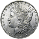 Pre-Owned 1883 USA Morgan Dollar Philadelphia Silver Coin - VAT Free