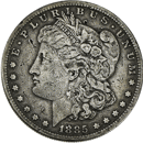 Pre-Owned 1885 USA Morgan Dollar San Francisco Silver Coin - VAT Free