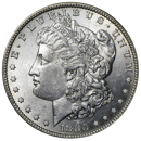 Pre-Owned USA 1880 Morgan Dollar New Orleans Silver Coin - VAT Free