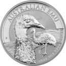 Pre-Owned 2022 Australian Emu 1oz Silver Coin - VAT Free