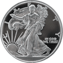 Mason Mint Walking Liberty Design 1oz Silver Round