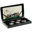 Pre-Owned 2019 UK '50 Years of the 50p' British Military Silver Proof 5-Coin Collection - VAT Free