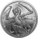 Pre-Owned World of Dragons The Welsh 1oz Silver Round
