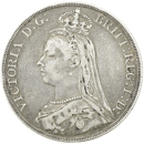 Pre-Owned 1892 Victoria Crown Silver Coin - VAT Free