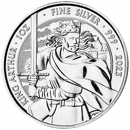 Pre-Owned 2023 UK King Arthur Myths and Legends 1oz Silver Coin - VAT Free