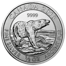 Pre-Owned 2018 Canadian Polar Bear 1/2oz Silver Coin - VAT Free
