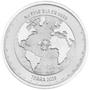 Pre-Owned 2023 Niue Planet Terra 1oz Silver Coin - VAT Free