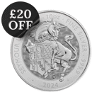 2024 UK Tudor Beasts Seymour Unicorn 10oz Silver Coin