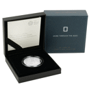 Pre-Owned 2017 UK Sapphire Jubilee of Her Majesty £5 Piedfort Proof Silver Coin - VAT Free