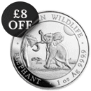 2024 Somalian Elephant 1oz Silver Coin