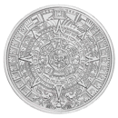 Pre-Owned Aztec Calendar 2oz Silver Round