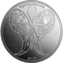 Pre-Owned 2019 Tokelau Equilibrium 1oz Silver Coin - VAT Free