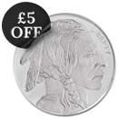 SilverTowne Mint 1oz Silver Buffalo Round