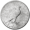 Pre-Owned USA 1925 Peace Dollar Philadelphia Silver Coin - VAT Free