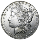 Pre-Owned USA 1901 Morgan Dollar New Orleans Silver Coin - VAT Free