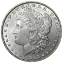 Pre-Owned USA 1898 Morgan Dollar Philadelphia Silver Coin - VAT Free