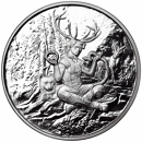 Pre-Owned Celtic Lore: Cernunnos 5oz Proof Silver Round