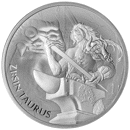 Pre-Owned 2021 South Korea ZI:SIN Taurus 1oz Silver Round