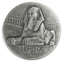 Pre-Owned 2019 Republic of Chad Sphinx of Hatshepsut 5oz Silver Coin