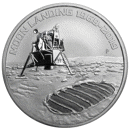 Pre-Owned 2019 Australian 50th Anniversary of the Moon Landing 1oz Silver Coin - VAT Free