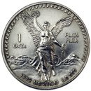 Pre-Owned 1992 Mexican Libertad 1oz Silver Coin - VAT Free