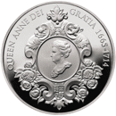 Pre-Owned 2014 UK Death of Queen Anne £5 Proof Design Silver Coin - VAT Free