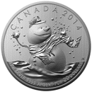 Pre-Owned 2014 Canada Snowman $20 Silver Coin - VAT Free