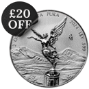 2024 Mexican Libertad 2oz Reverse Proof Silver Coin